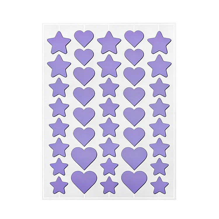 Roztomilé náplasti na pupienky s hviezdami na liečenie